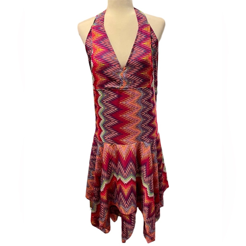 NEW• Fuschia & Purple Halter Dress